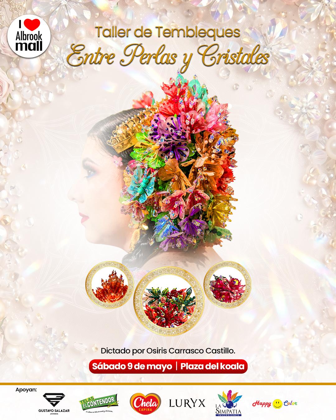 Taller de Tembleques Entre Perlas y Cristales