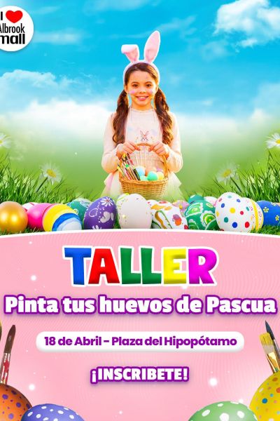 Taller pinta tus huevos de pascua