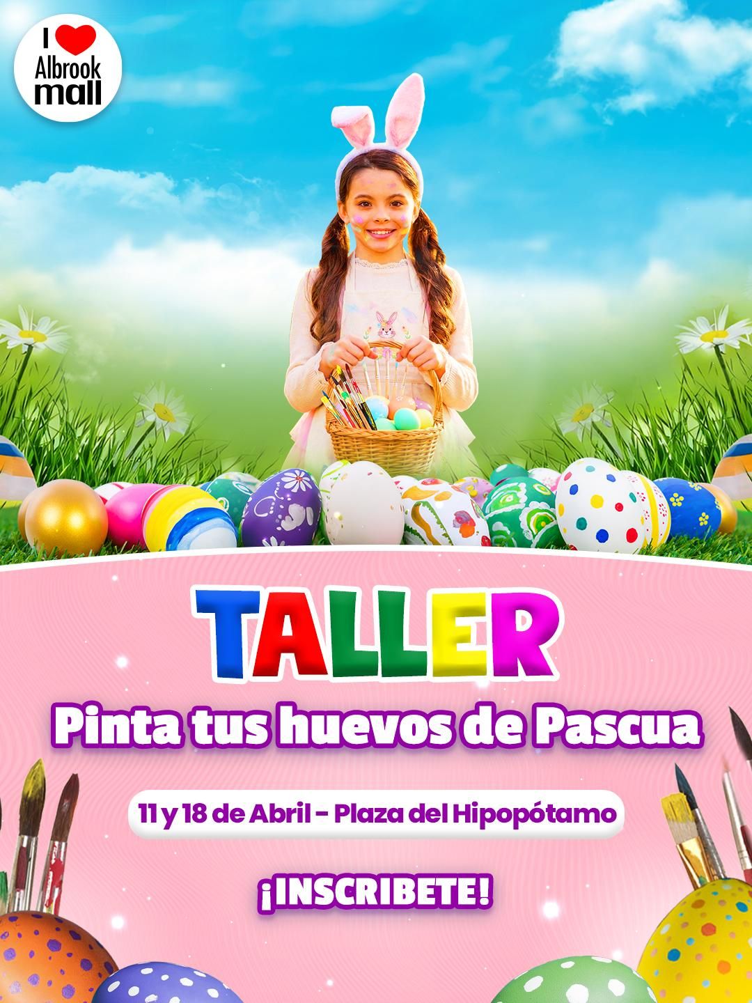 Taller pinta tus huevos de pascua