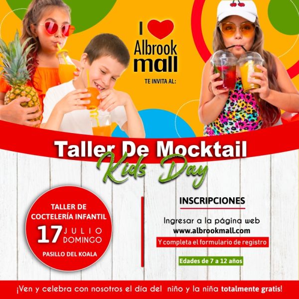 TALLER DE MOCKTAIL- KIDS DAY