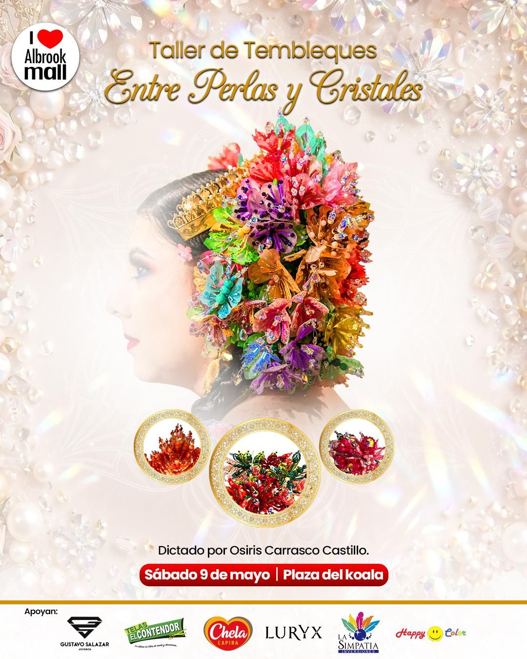 Taller de Tembleques Entre Perlas y Cristales