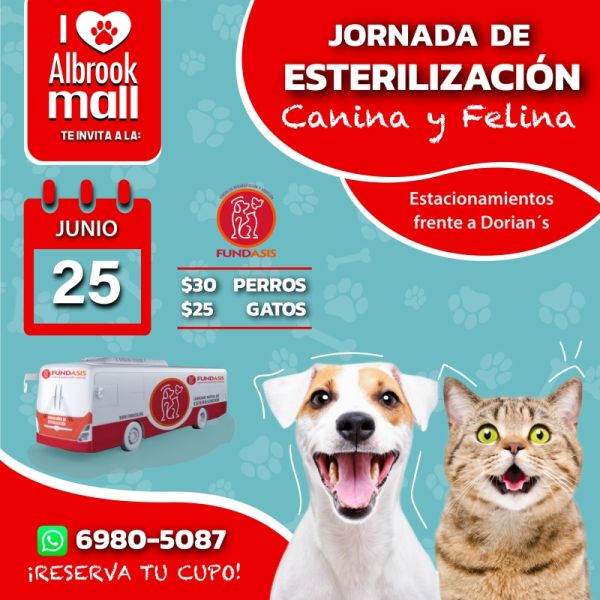 JORNADA DE ESTERILIZACIÓN CANINA Y FELINA