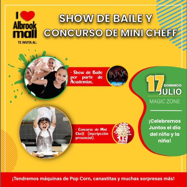 CONCURSO DE MINI CHEFF Y SHOW DE BAILE